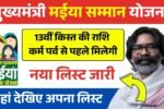 Maiya Samman Yojana Karma Tofa